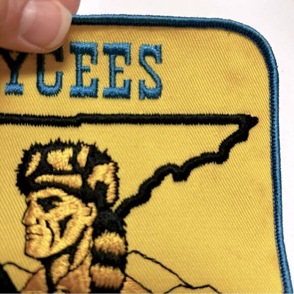 VTG BSA Boy Scout Large Patch, Tennessee Jaycees, Pioneers, 10" Length - Picture 6 of 6